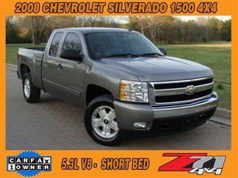 Sell Used 2008 Chevrolet Silverado 1500 Lt Z71 4x4 Texas Hwy Miles One