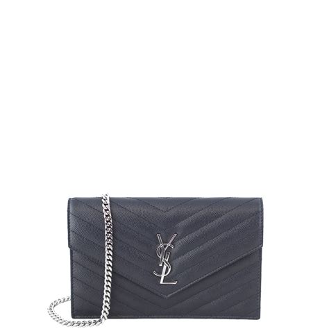 Saint Laurent Monogram Envelope Chain Wallet