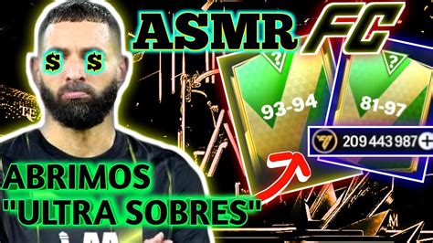 ABRIMOS ULTRA SOBRES MILLONES DE MONEDAS ASMR Jugando FC