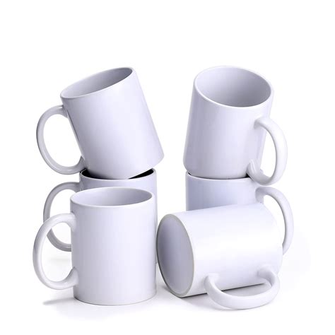 Buy 11oz Sublimation Mugs Sublimation Blanks Ceramic White Coffee Mugs