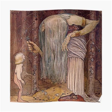 The Troll Herbby John Bauer Poster By PatricianneK Redbubble