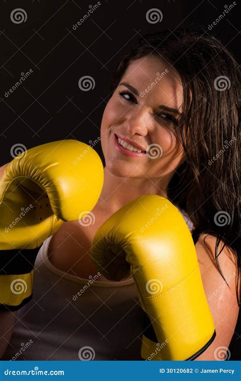 Beautiful Female Boxer Stock Photography Image 30120682