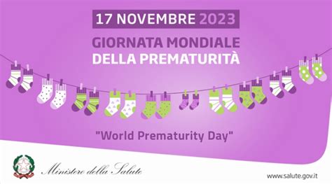 Giornata mondiale della prematurità si celebra il 17 novembre anche in