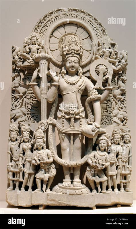 Vishnu 10th11th Century India Punjab Stock Photo Alamy