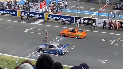 Nissan Skyline Gtr R34 Vs Toyota Supra Mk4 Drag Race ｜carsplot