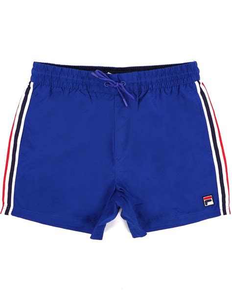 Fila Vintage Harold Swim Shorts Royal Blue 80s Casual Classics