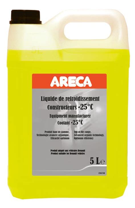 Liquide De Refroidissement C Areca Litres Orgagel Type D Sp Cial