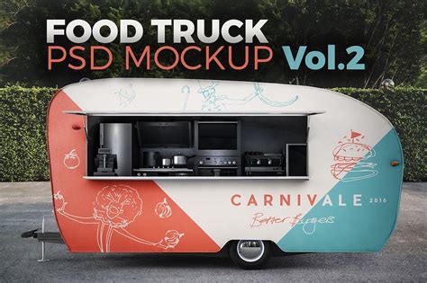 20 Best Food Truck Mockup Templates 2022 Colorlib