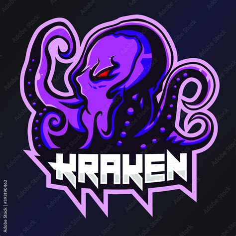 Kraken Esports Logo. Octopus Logo. Esport Team Logo. Streamer Gaming ...