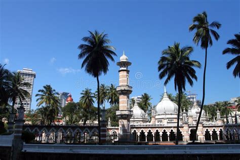 Historic Mosque Masjid Jamek At Kuala Lumpur Malaysia Stock Image