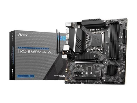 MSI PRO B660M-A WIFI Motherboard - Specs, Compare Prices | Pangoly