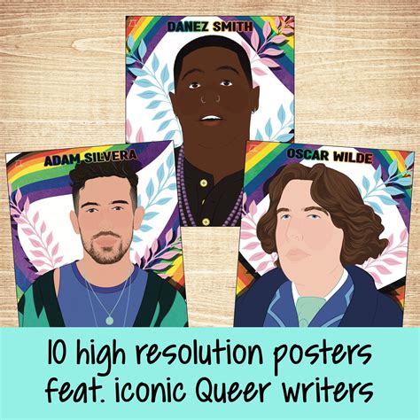 Inspiring Queer Writers Classroom Poster Set - Nouvelle ELA Teaching ...