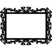 Wallstickers Folies Frame Wall Stickers