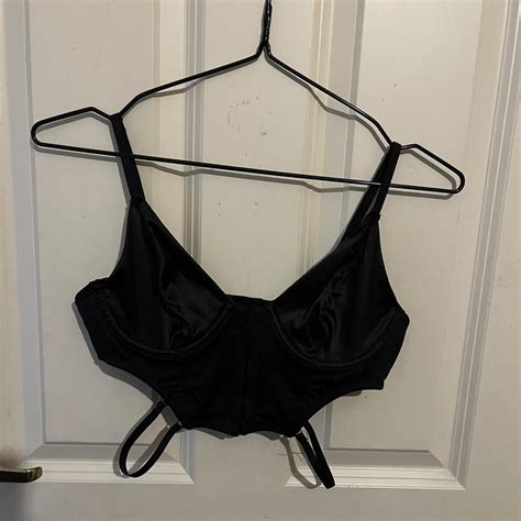 Urban Outfitters Women S Black Corset Depop