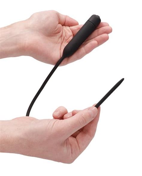 Silicone Vibrating Bullet Plug Extra Long Urethral Sounding Black On Literotica