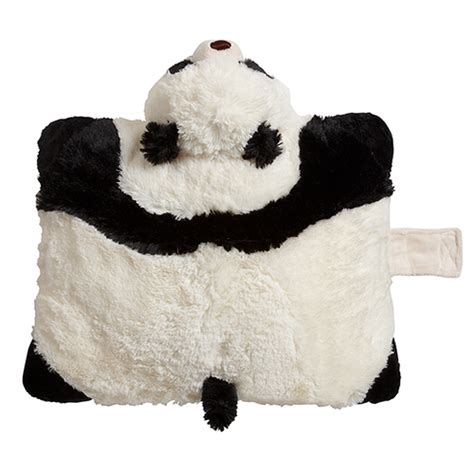 Panda Pillow Pet – 18 inch Large Folding Plush Stuffed Animal Pillow