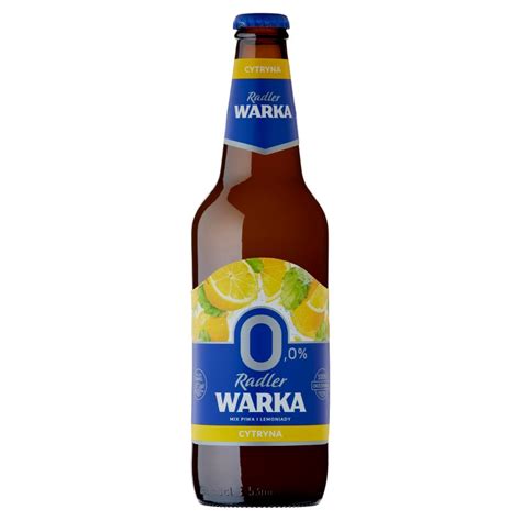 Warka Radler Piwo Bezalkoholowe Z Lemoniad O Smaku Cytrusowym Ml