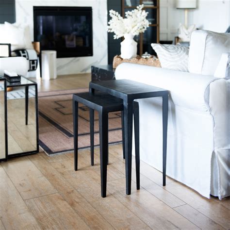 Black Nesting Side Tables – Modern Locke