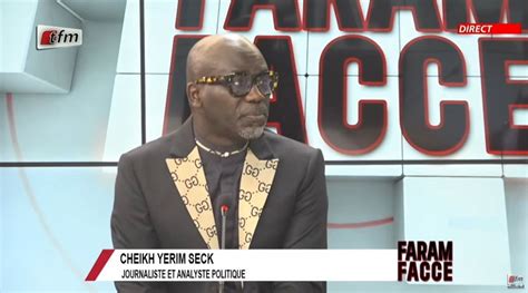 Direct Suivez Cheikh Y Rim Seck Dans Faram Facce Apr S Une