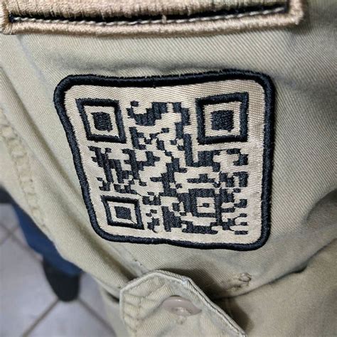 Embroidery Flashback I Digitized This When Qr Codes Just Hit The Us