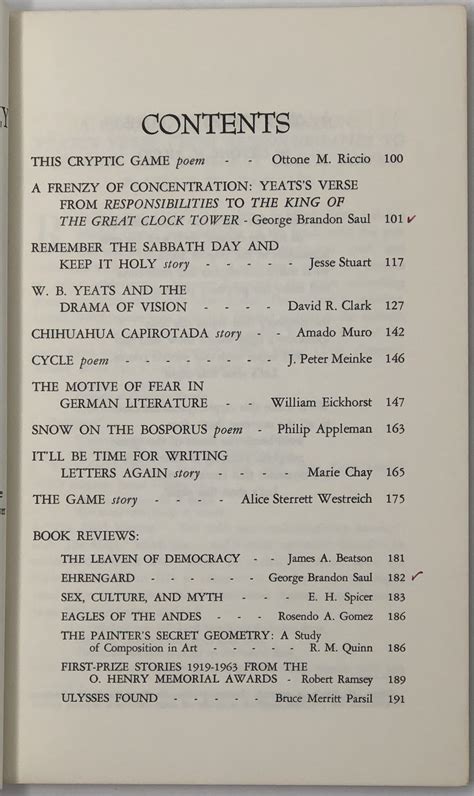 A Frenzy Of Concentration Yeats S Verse From Responsibilities To The