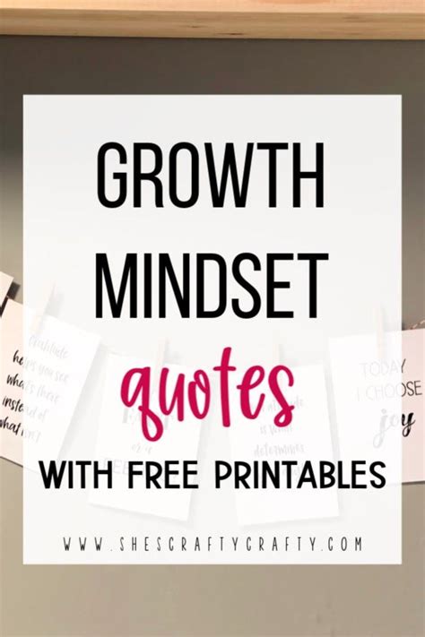 Growth Mindset Quotes With Free Printables Artofit