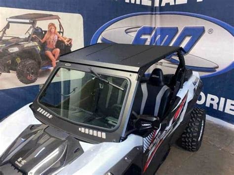 Kawasaki KRX 1000 Roof, Full Aluminum Metal Coverage