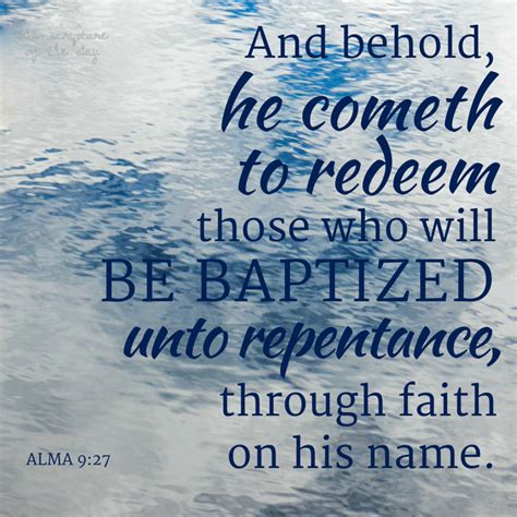 Lds Scripture Of The Day Alma 927