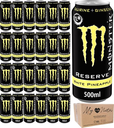 Monster Reserve White Pineapple 500ml (Pack of 24) : Amazon.co.uk: Grocery