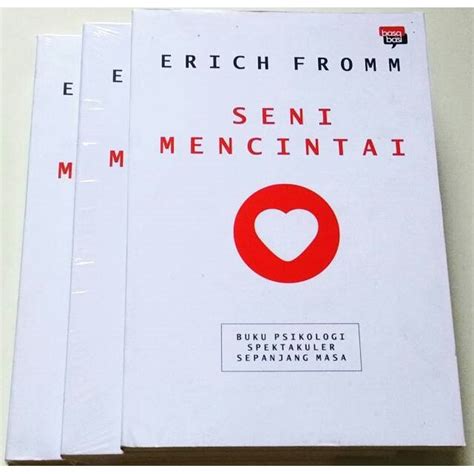 Jual Buku Seni Mencintai Buku Psikologi Karya Erich Fromm Shopee