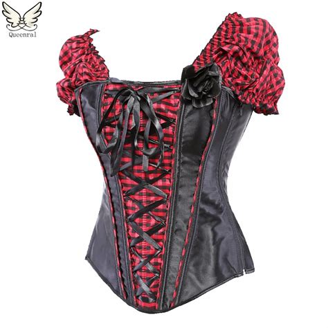 Buy Corset Women Waist Trainer Corsets Steampunk Lace