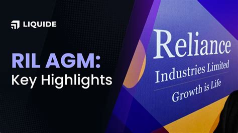 Reliance Industries Agm Highlights Updates Liquide