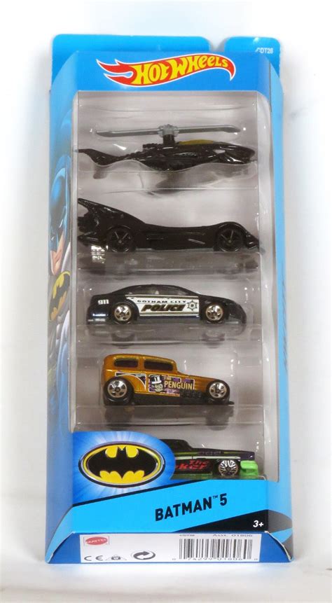 Batman Hot Wheels Paquete 5 Piezas Nuevo 170 00 En Mercado Libre