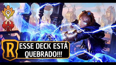 MELHOR DECK CONTROLE DO JOGO Legends Of Runeterra YouTube