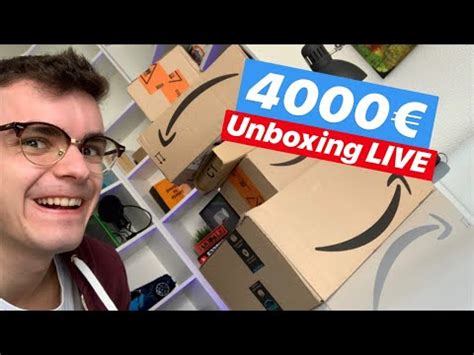 UNBOXING 4000 Di PACCHI In DIRETTA YouTube