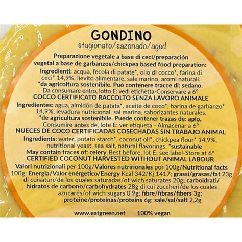 Gondino Stagionato 500 Gr Pangea Food Amorum