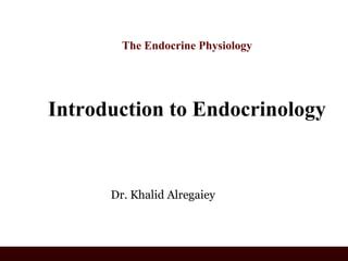 1 Introduction To Endcrine System Endocrine Disorder PPT