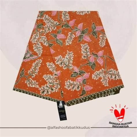 Jual Batik Tulis Kontemporer Khas Kudus Motif Lung Lungan Parijoto Di