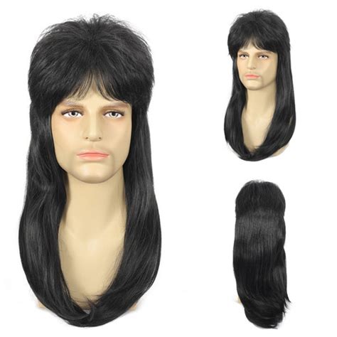 Jual Wig Rambut Palsu Pria Mullet Panjang Rocker An Jakarta Selatan