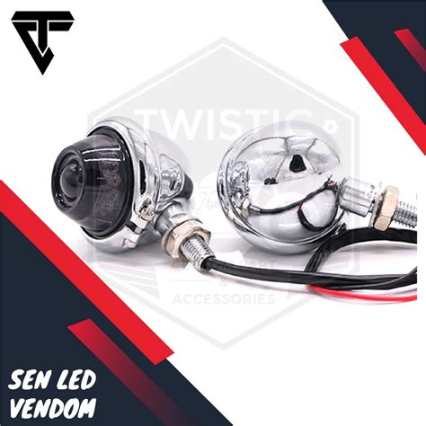 Jual Lampu Sen Sein LED Vendom Motor Custom W175 XSR 155 Benelli