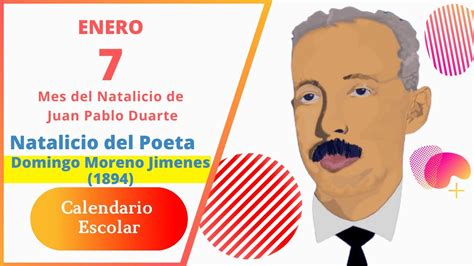 Efeméride Natalicio del Poeta Domingo Moreno Jiménez YouTube