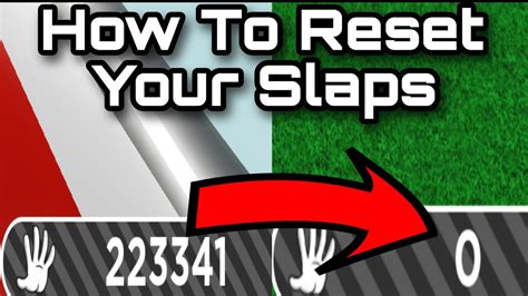 How To Get A Slap Reset Slap Battles Roblox YouTube