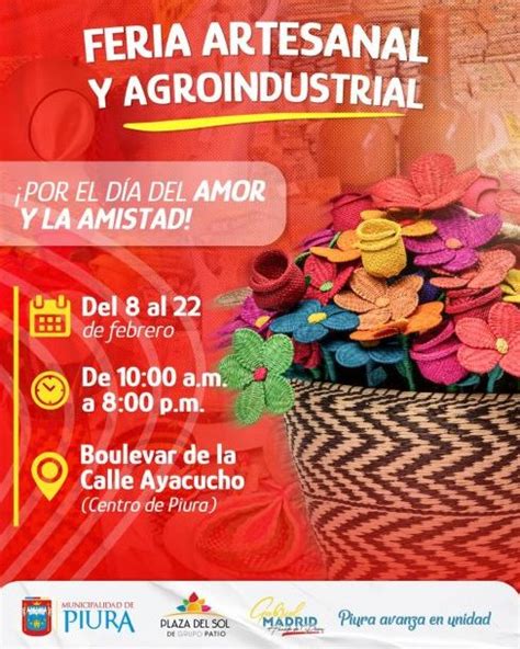 La Municipalidad De Piura Organiza Feria Artesanal Y Agroindustrial