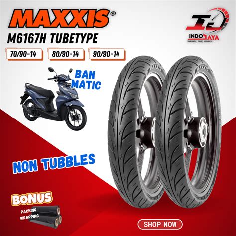 Jual BAYAR DI TEMPAT MAXXIS TUBETYPE M6167H BAN MAXXIS 70 90 14