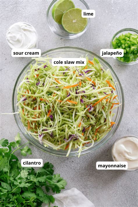 5 Minute Fish Taco Slaw Jz Eats