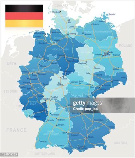 525 Germany Map Regions Stock Photos, High-Res Pictures, and Images ...