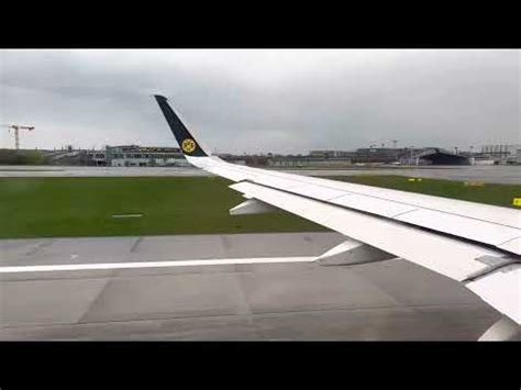 Eurowings A320 BVB Fan Airbus Airbus takeoff in Düsseldorf YouTube