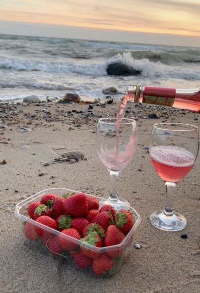 Discovering The Essence Of Aesthetic Summer Rose Wine And Strawberries 1 Fab Mood Wedding