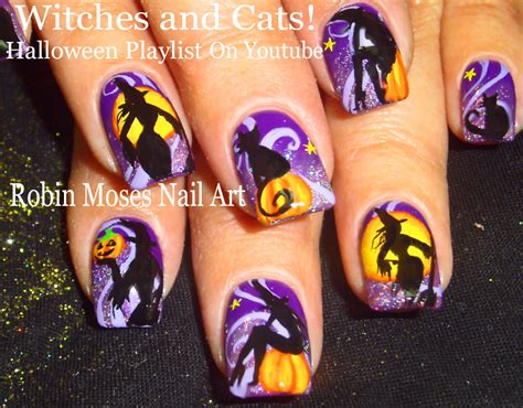 Nail Art By Robin Moses Cute Halloween Skeleton Nails Skeleton Nails