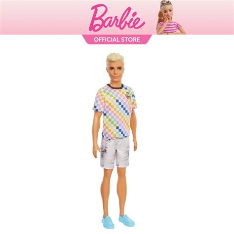 Barbie Ken Fashionistas Doll 152 With Sculpted Blonde Hair Wearing